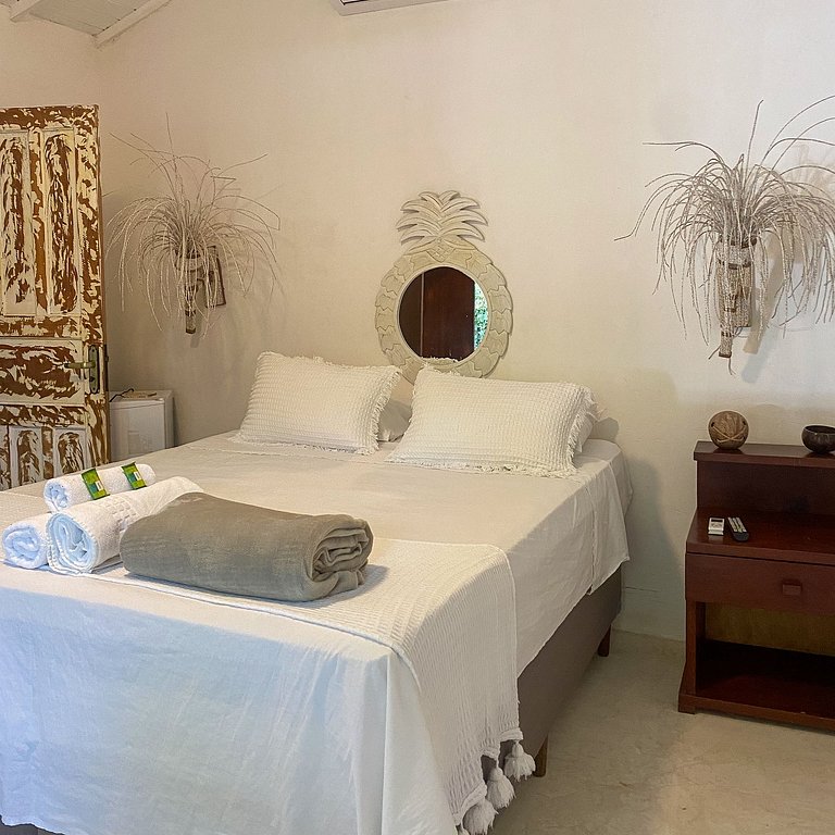 Suite Villa Jardim Triplo conforto a beira mar